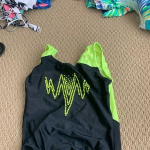 neon bolt leotard